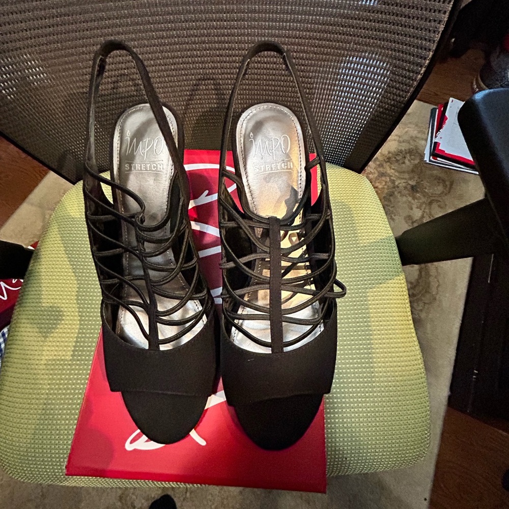 Used Impo Vicietta Black Women’s Shoes Size 10 0033857-6